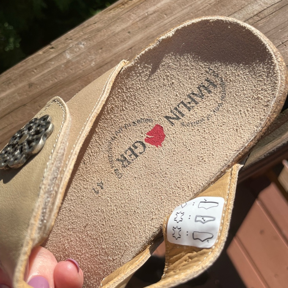 Haflinger tan  Women's Sandals Euro 41 BNWT - Picture 3 of 11